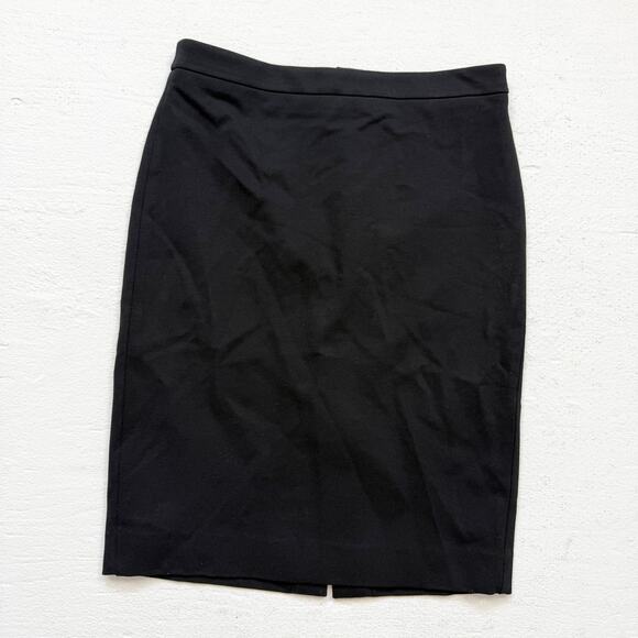 J.Crew 365 Black No.2 Pencil Skirt Size 2 Workwear Classic Lined - Picture 1 of 5